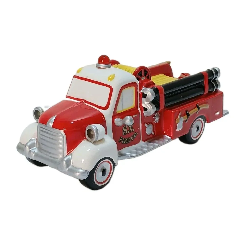 Vtg Department 56 Fire Truck w/ Working Lights 1998 #54952 NIB